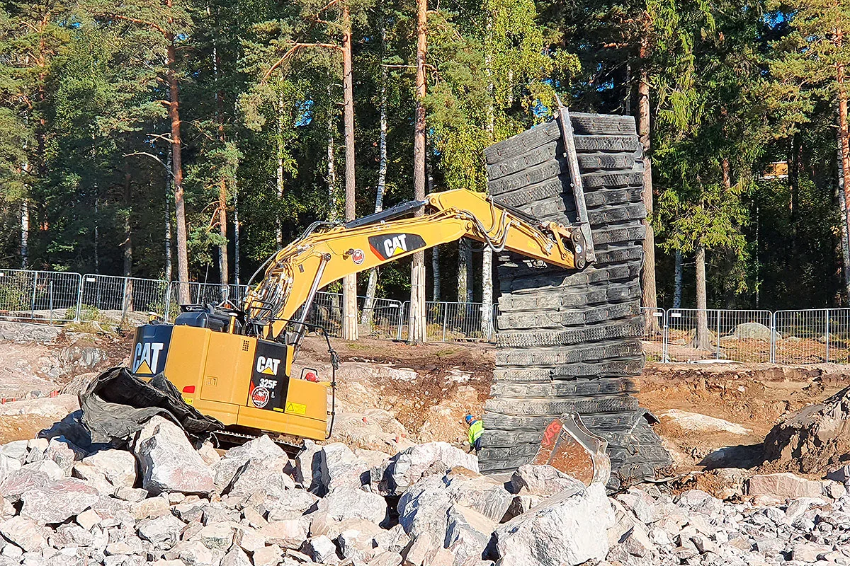 Työmaanäkymä